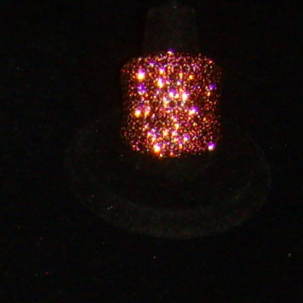 Joan Boyce Rose-Gold Tone and Dk Topaz Colored R/S Concave Style Ring - Size 7 - Picture 2 of 15